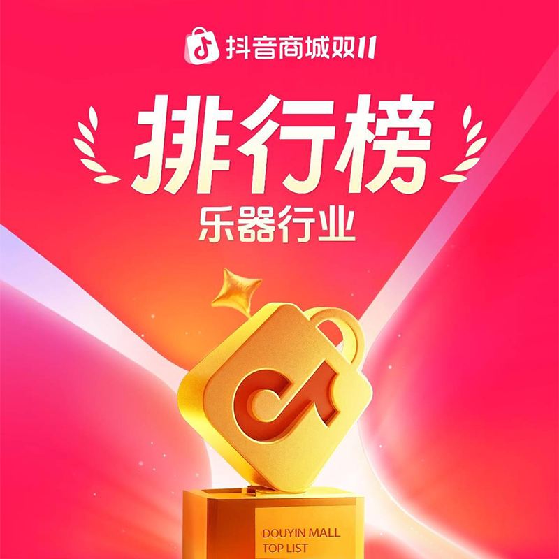 TERENCE 特倫斯 2025 雙 11 榮登抖音、京東兩大平臺樂器行業官方榜單